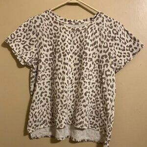 Lucky Brand Leopard Print Shirt